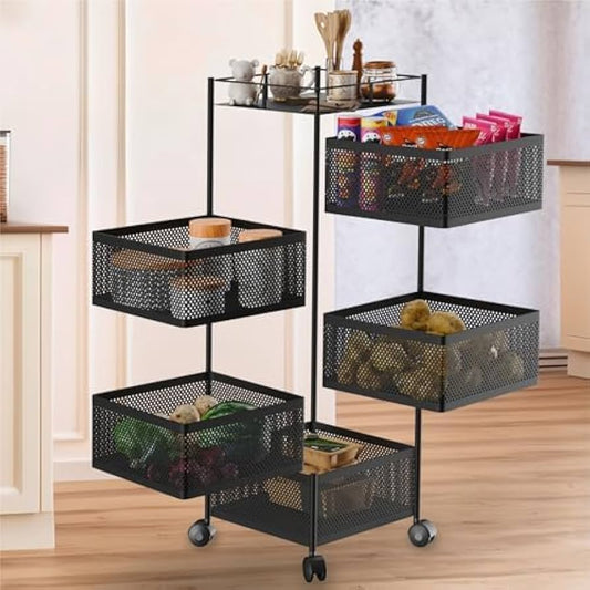 Multi Layer Rolling Storage Rack