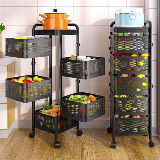 Multi Layer Rolling Storage Rack