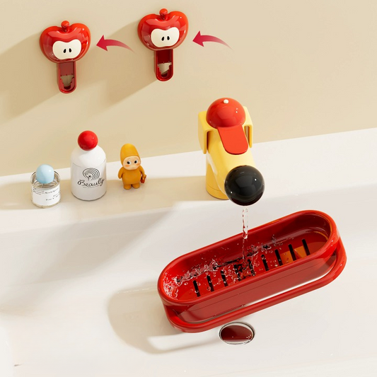 Apple Smile Bathroom Organizer